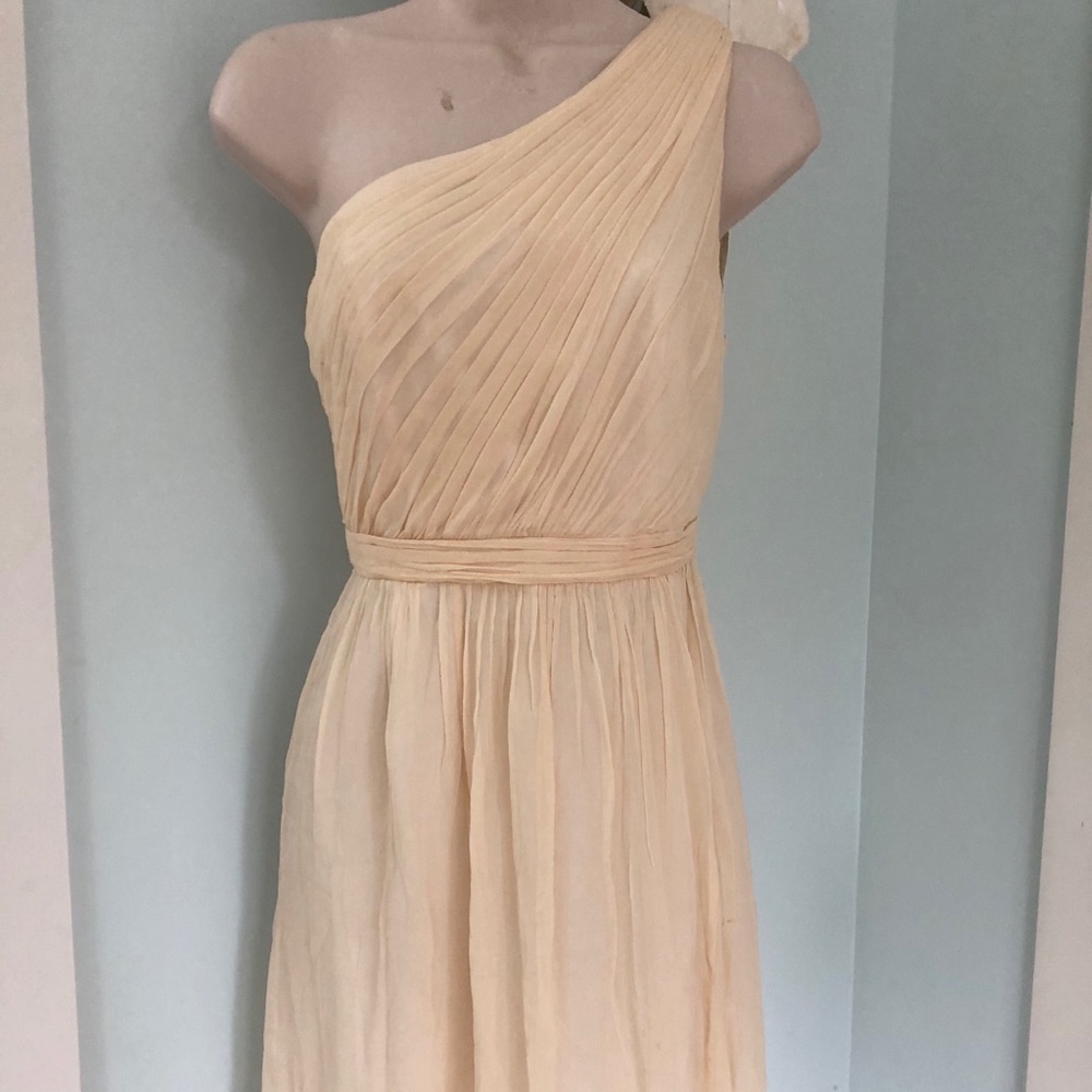 Silk J Crew Ivory party dress sz 2